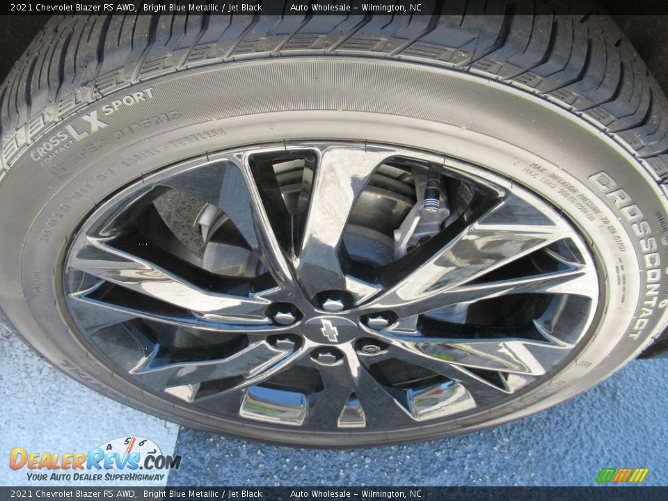 2021 Chevrolet Blazer RS AWD Bright Blue Metallic / Jet Black Photo #7
