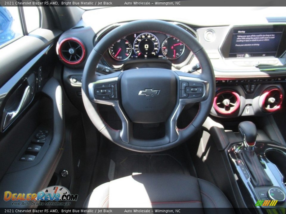 2021 Chevrolet Blazer RS AWD Bright Blue Metallic / Jet Black Photo #16