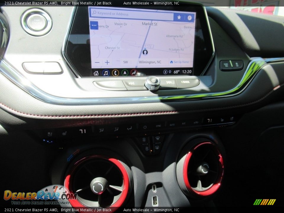2021 Chevrolet Blazer RS AWD Bright Blue Metallic / Jet Black Photo #17