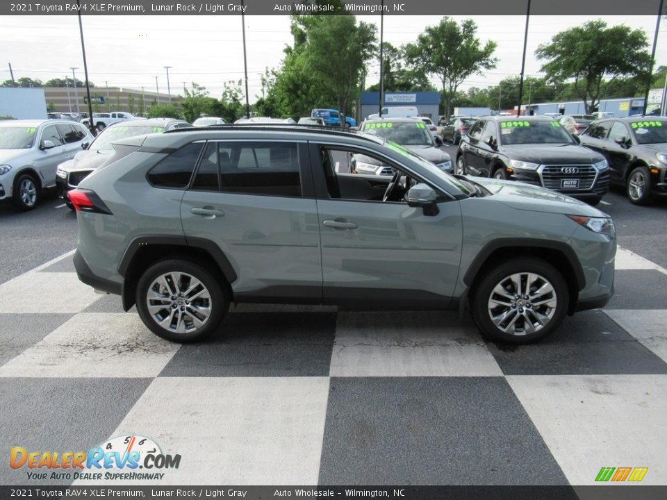2021 Toyota RAV4 XLE Premium Lunar Rock / Light Gray Photo #3