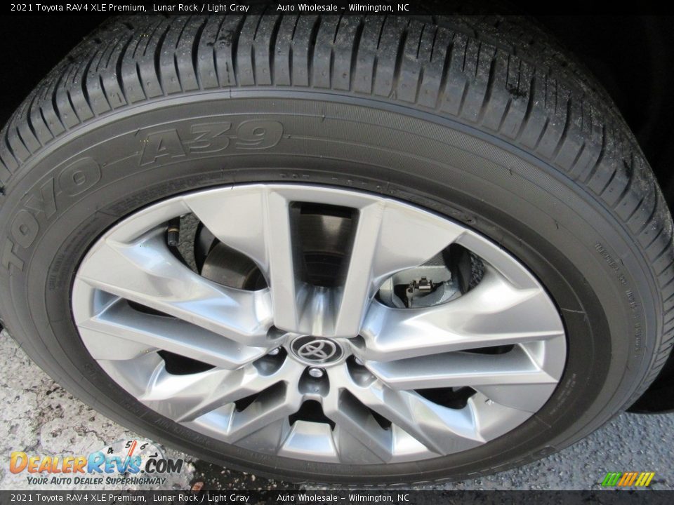 2021 Toyota RAV4 XLE Premium Lunar Rock / Light Gray Photo #7