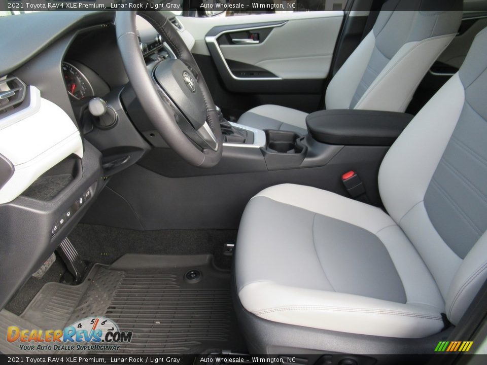 2021 Toyota RAV4 XLE Premium Lunar Rock / Light Gray Photo #10