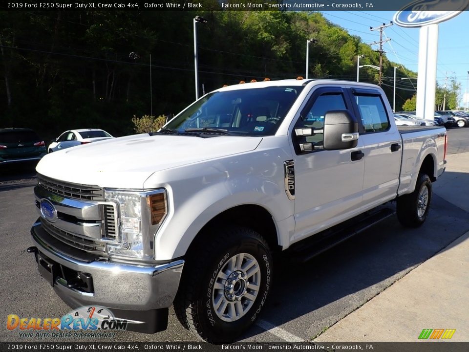 2019 Ford F250 Super Duty XL Crew Cab 4x4 Oxford White / Black Photo #7