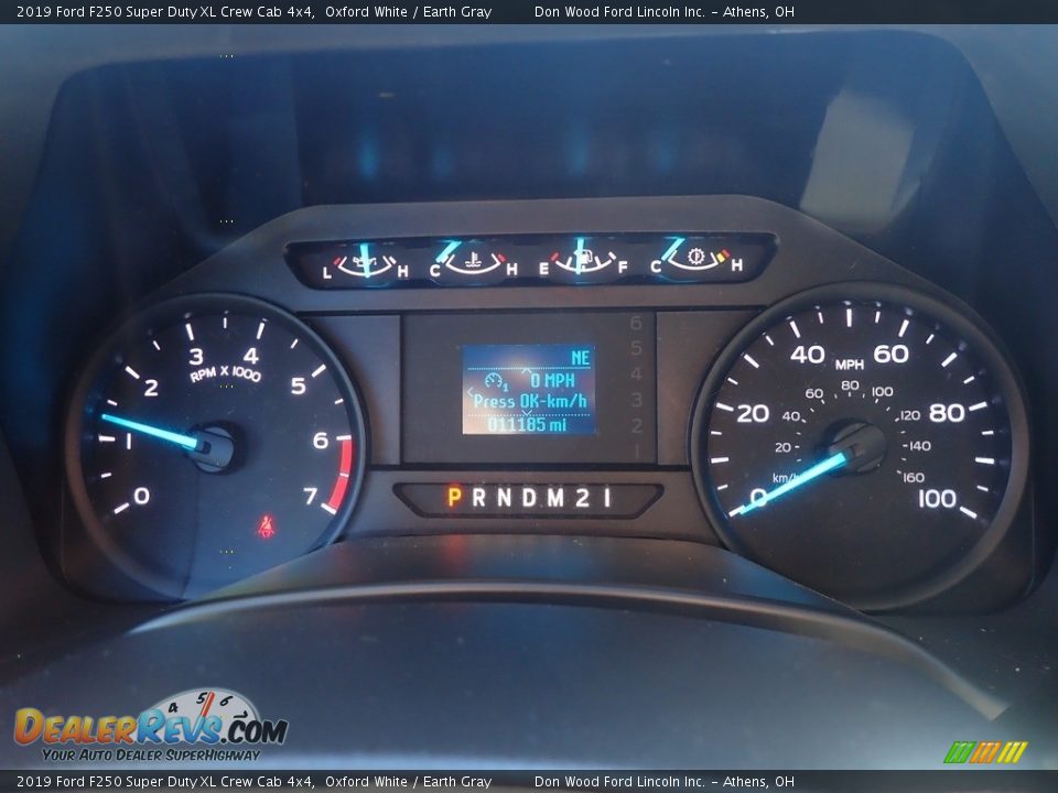 2019 Ford F250 Super Duty XL Crew Cab 4x4 Oxford White / Earth Gray Photo #28