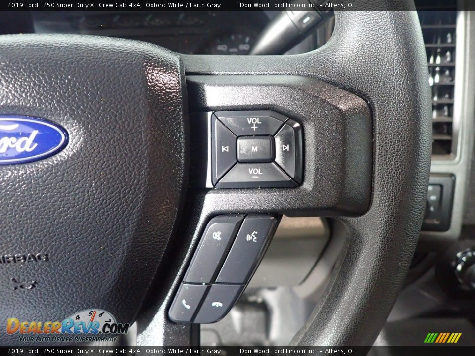 2019 Ford F250 Super Duty XL Crew Cab 4x4 Oxford White / Earth Gray Photo #30