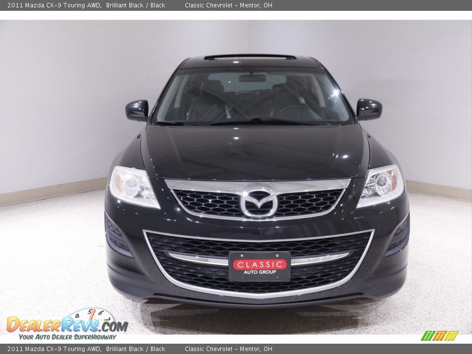 2011 Mazda CX-9 Touring AWD Brilliant Black / Black Photo #2