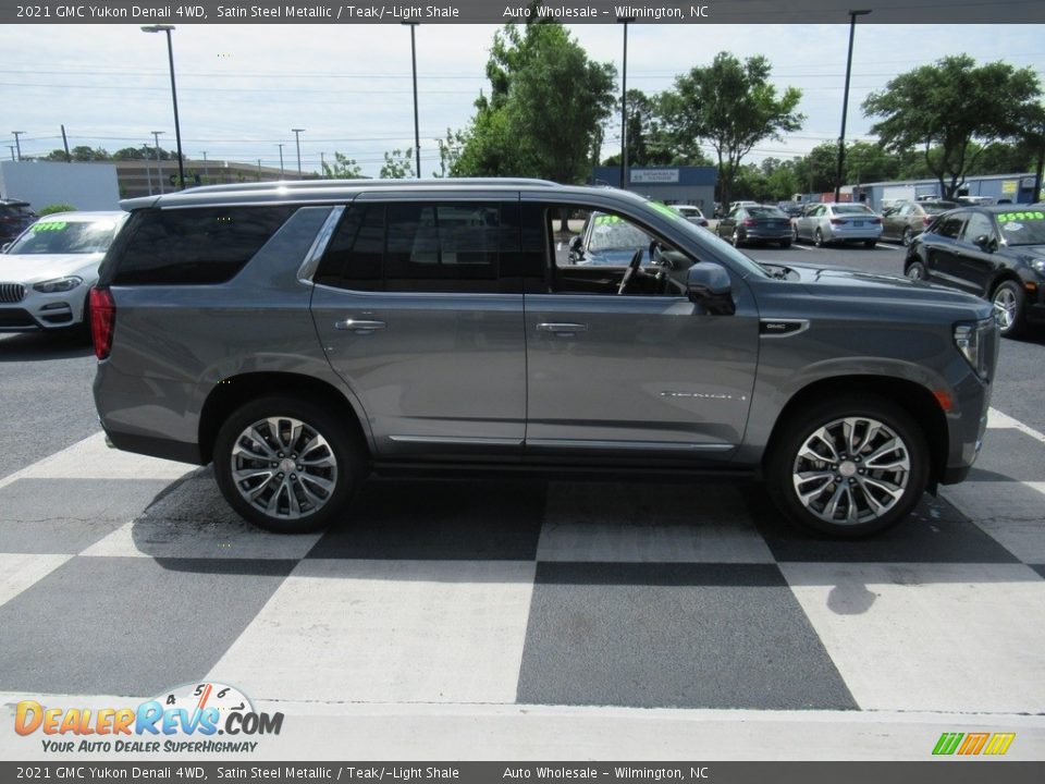 Satin Steel Metallic 2021 GMC Yukon Denali 4WD Photo #3