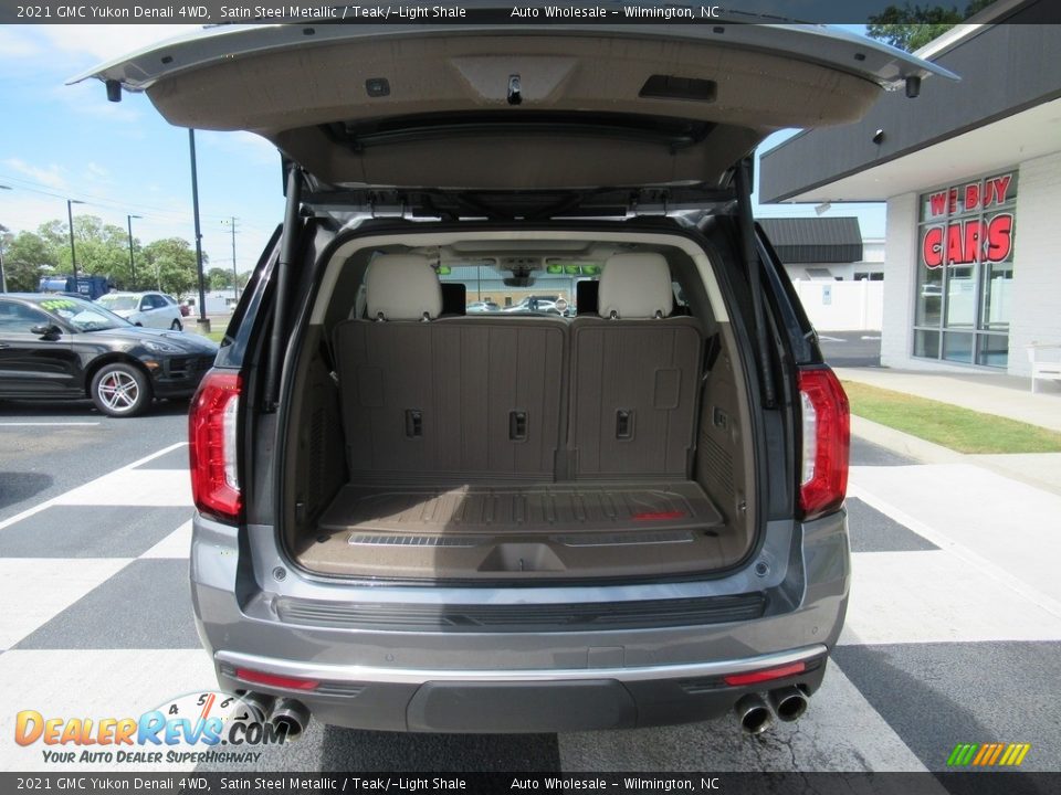 2021 GMC Yukon Denali 4WD Satin Steel Metallic / Teak/­Light Shale Photo #5