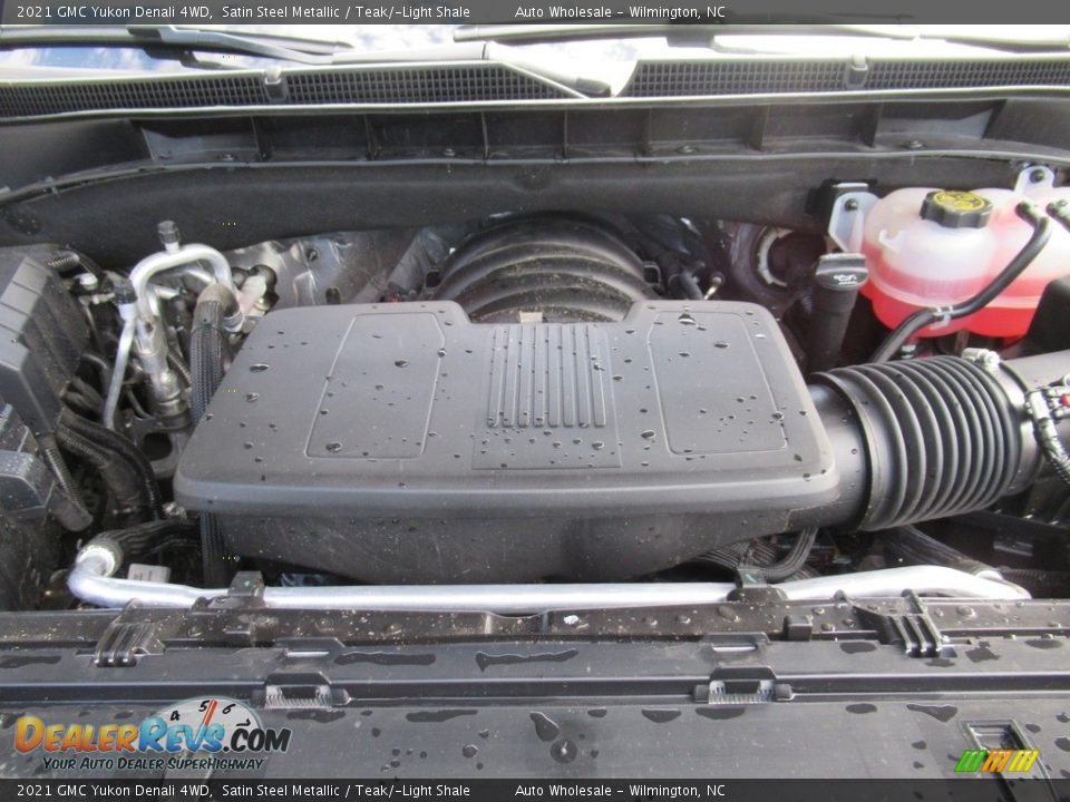 2021 GMC Yukon Denali 4WD Satin Steel Metallic / Teak/­Light Shale Photo #6