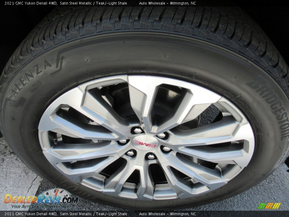 2021 GMC Yukon Denali 4WD Satin Steel Metallic / Teak/­Light Shale Photo #7