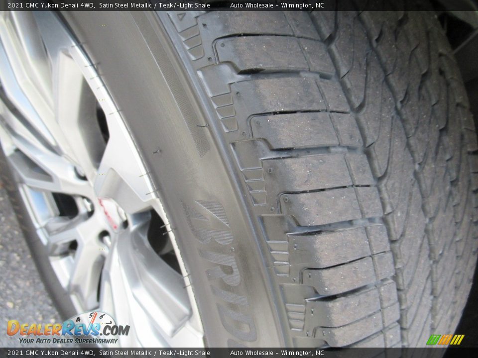 2021 GMC Yukon Denali 4WD Satin Steel Metallic / Teak/­Light Shale Photo #8