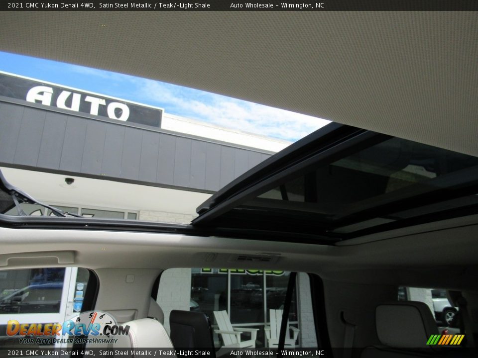 2021 GMC Yukon Denali 4WD Satin Steel Metallic / Teak/­Light Shale Photo #11