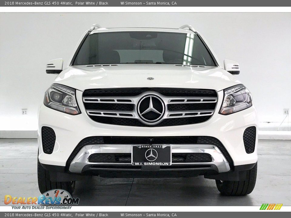 2018 Mercedes-Benz GLS 450 4Matic Polar White / Black Photo #2