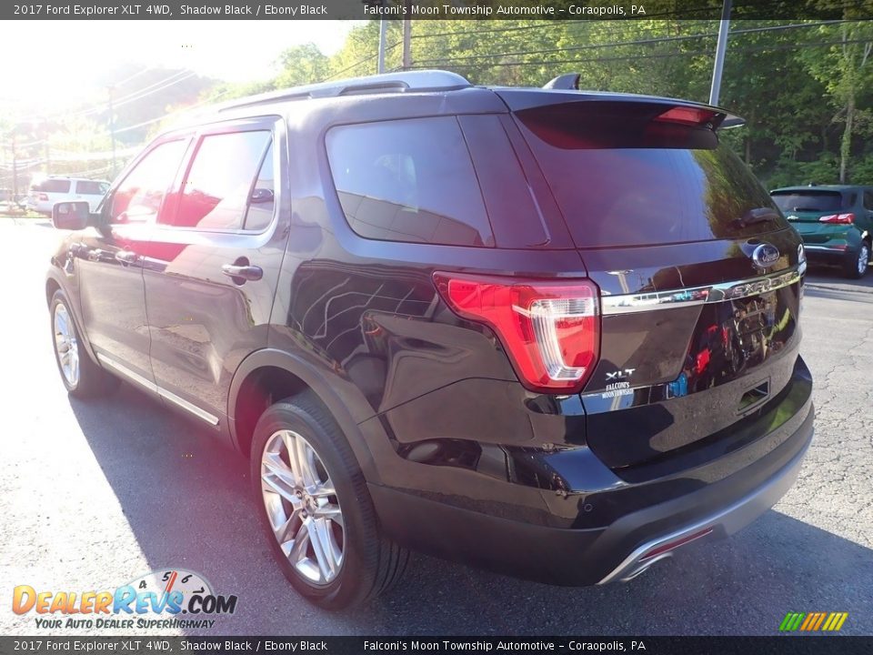 2017 Ford Explorer XLT 4WD Shadow Black / Ebony Black Photo #5