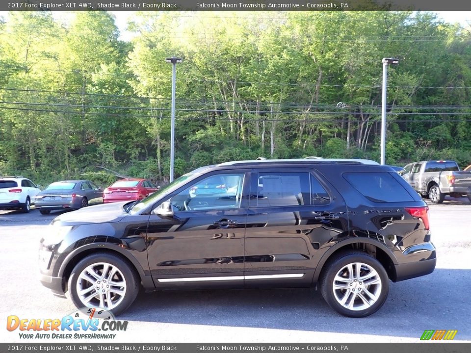 2017 Ford Explorer XLT 4WD Shadow Black / Ebony Black Photo #6