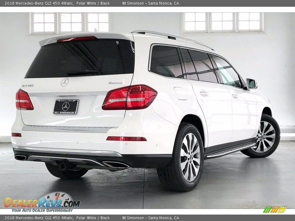 2018 Mercedes-Benz GLS 450 4Matic Polar White / Black Photo #13