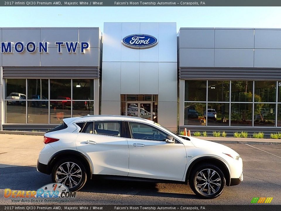 Majestic White 2017 Infiniti QX30 Premium AWD Photo #1