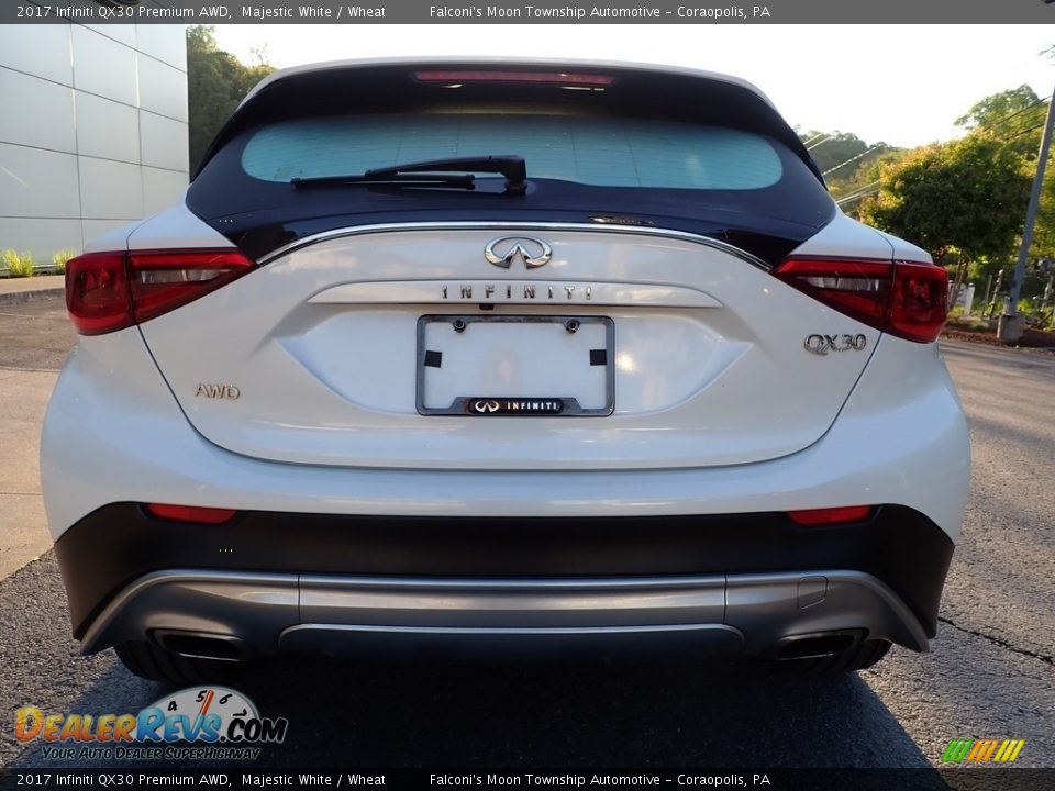 2017 Infiniti QX30 Premium AWD Majestic White / Wheat Photo #3