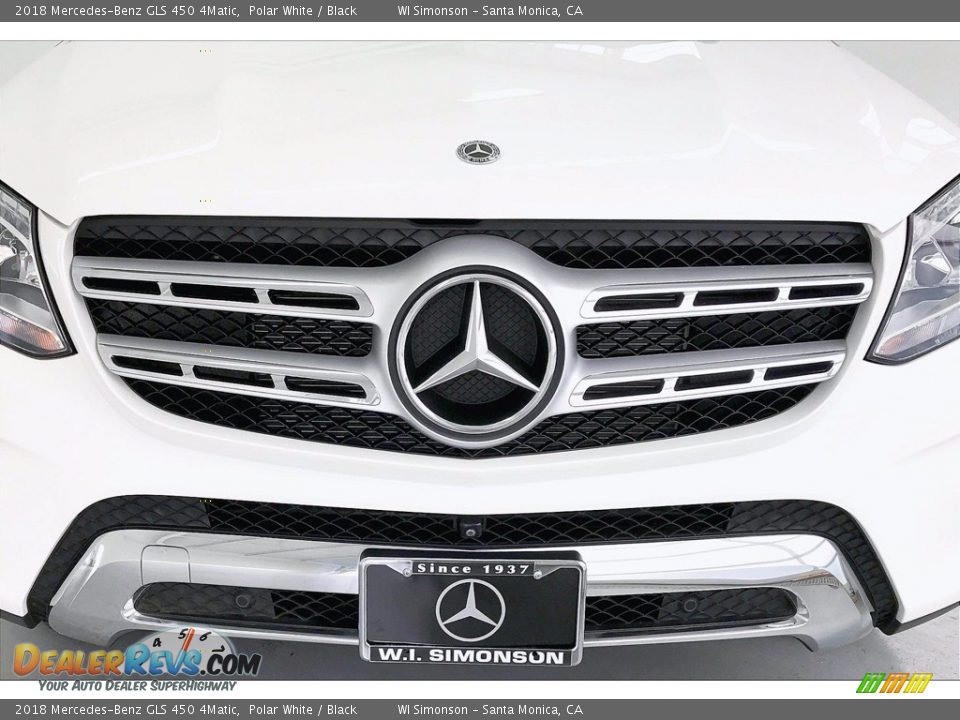 2018 Mercedes-Benz GLS 450 4Matic Polar White / Black Photo #30