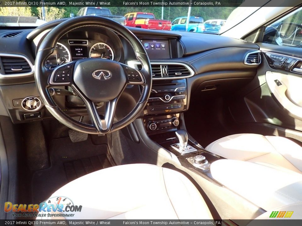 Wheat Interior - 2017 Infiniti QX30 Premium AWD Photo #19