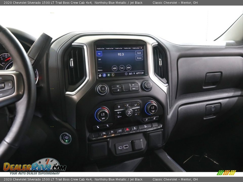 2020 Chevrolet Silverado 1500 LT Trail Boss Crew Cab 4x4 Northsky Blue Metallic / Jet Black Photo #10