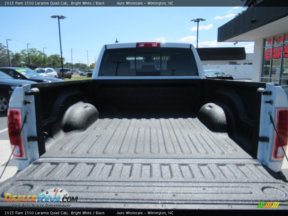 2015 Ram 1500 Laramie Quad Cab Bright White / Black Photo #4