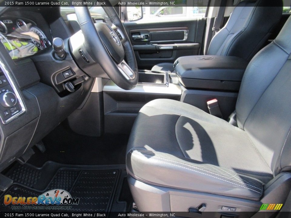 Front Seat of 2015 Ram 1500 Laramie Quad Cab Photo #10