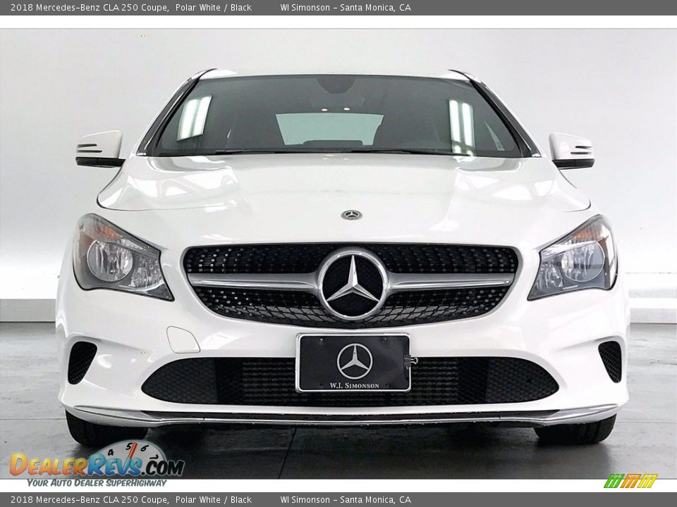 2018 Mercedes-Benz CLA 250 Coupe Polar White / Black Photo #2