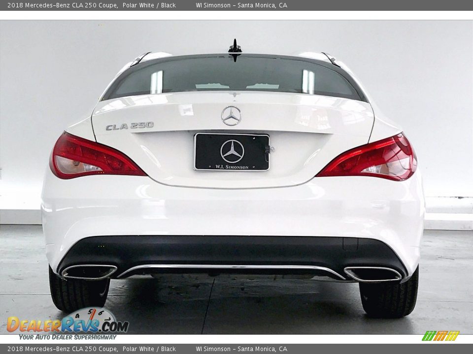 2018 Mercedes-Benz CLA 250 Coupe Polar White / Black Photo #3