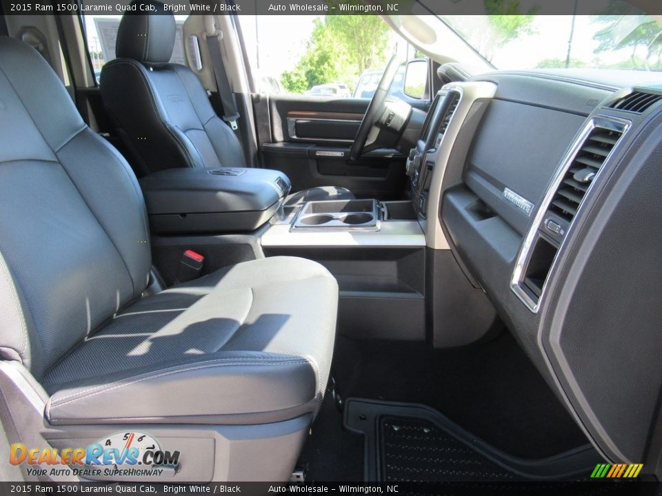 Front Seat of 2015 Ram 1500 Laramie Quad Cab Photo #12