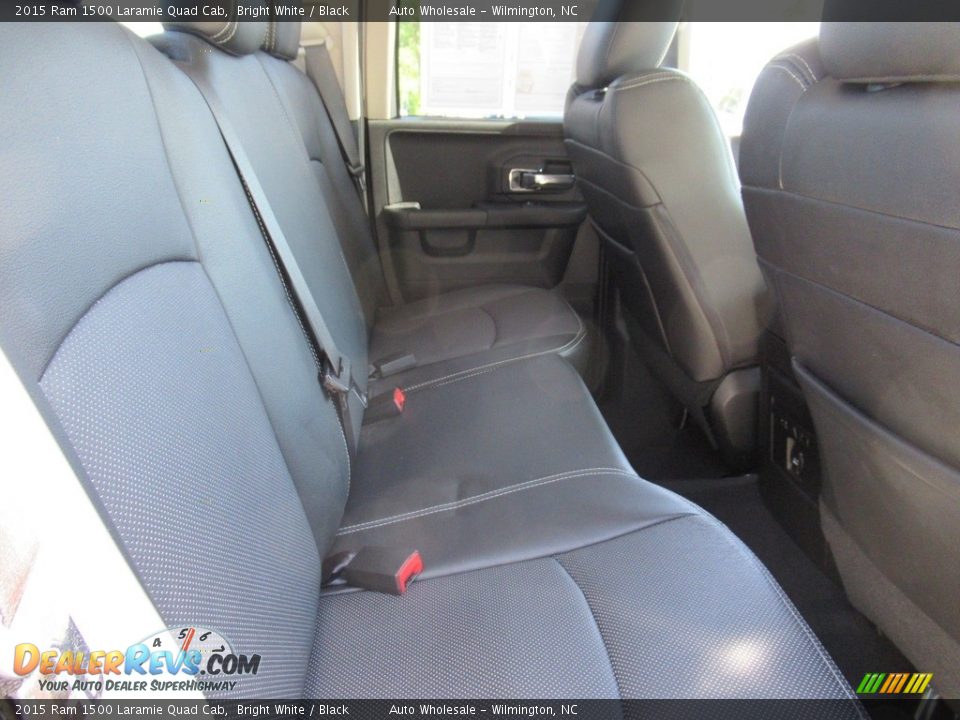 Rear Seat of 2015 Ram 1500 Laramie Quad Cab Photo #13