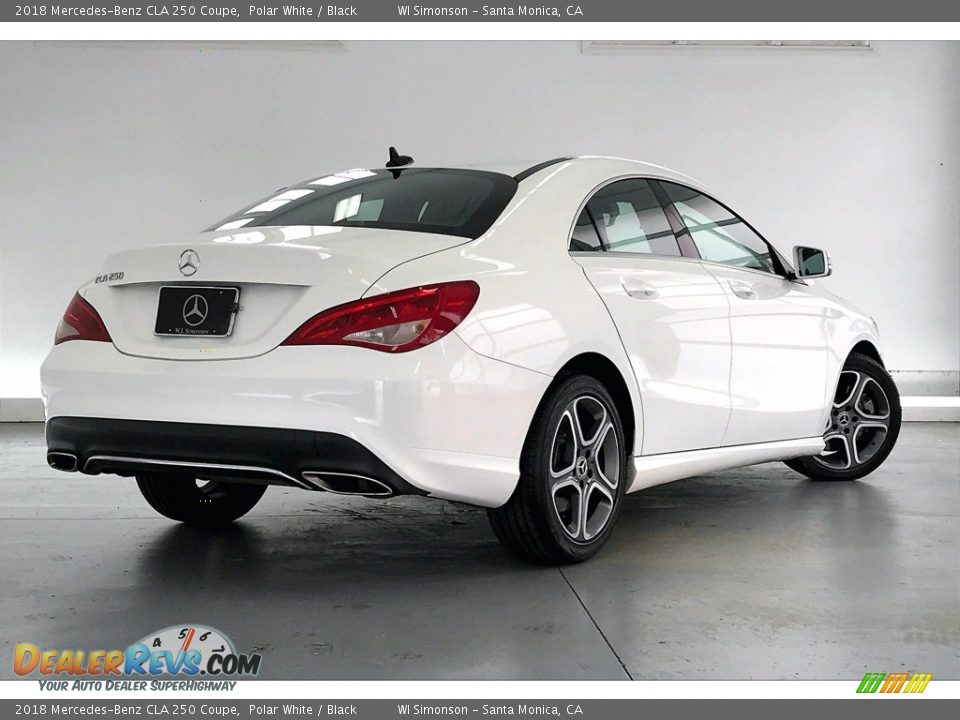 2018 Mercedes-Benz CLA 250 Coupe Polar White / Black Photo #12