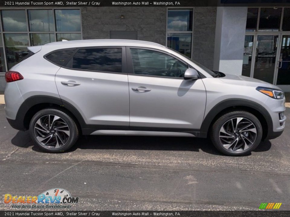 2021 Hyundai Tucson Sport AWD Stellar Silver / Gray Photo #2