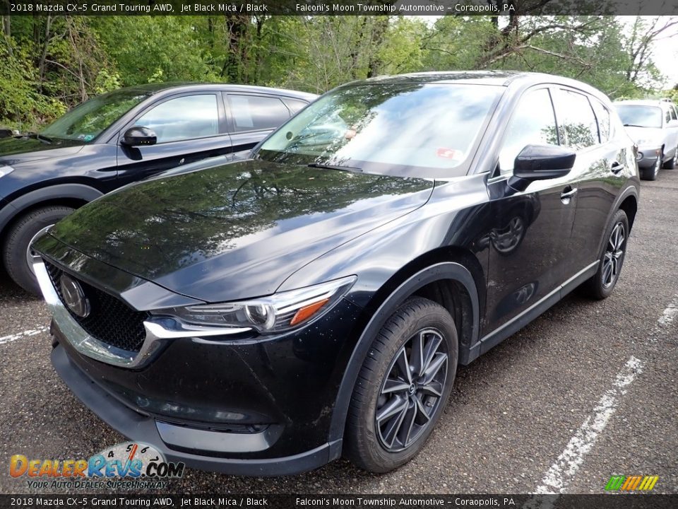 2018 Mazda CX-5 Grand Touring AWD Jet Black Mica / Black Photo #1