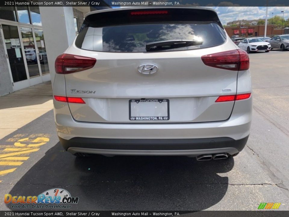 2021 Hyundai Tucson Sport AWD Stellar Silver / Gray Photo #3