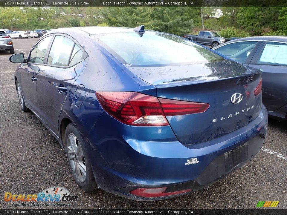 2020 Hyundai Elantra SEL Lakeside Blue / Gray Photo #2