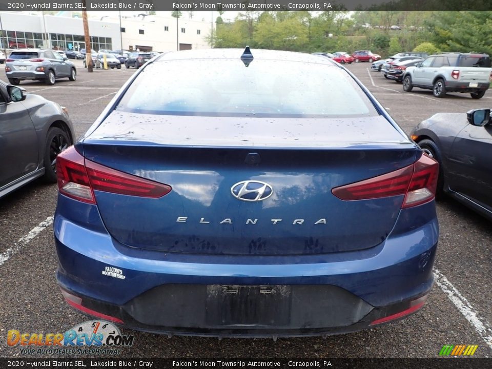 2020 Hyundai Elantra SEL Lakeside Blue / Gray Photo #3
