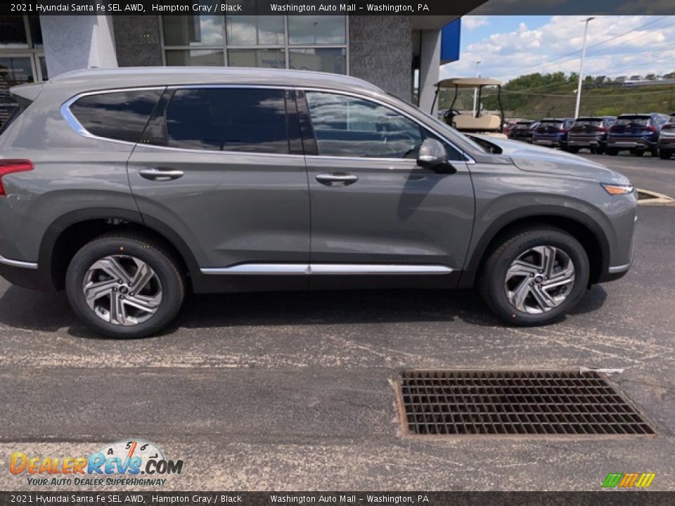 2021 Hyundai Santa Fe SEL AWD Hampton Gray / Black Photo #2