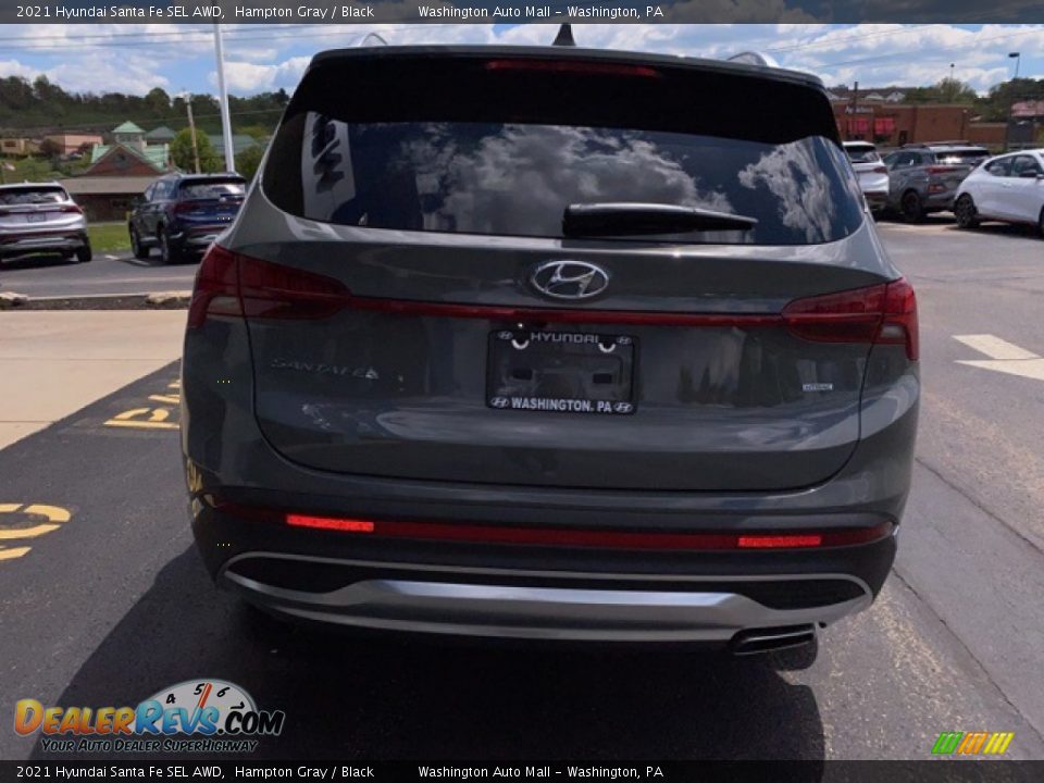 2021 Hyundai Santa Fe SEL AWD Hampton Gray / Black Photo #4