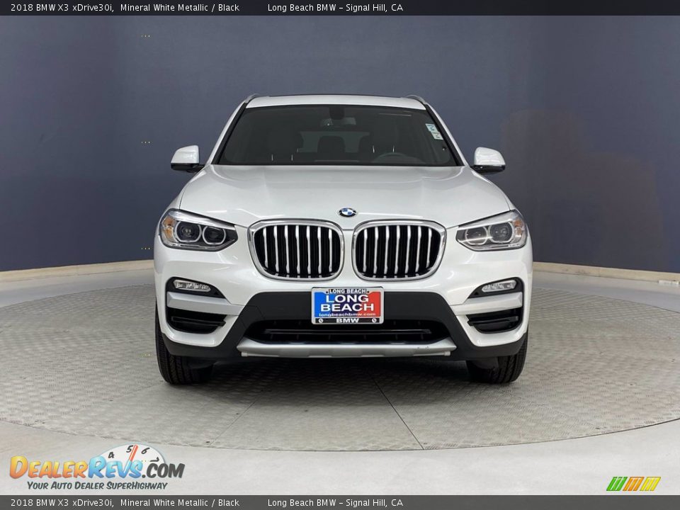 2018 BMW X3 xDrive30i Mineral White Metallic / Black Photo #2