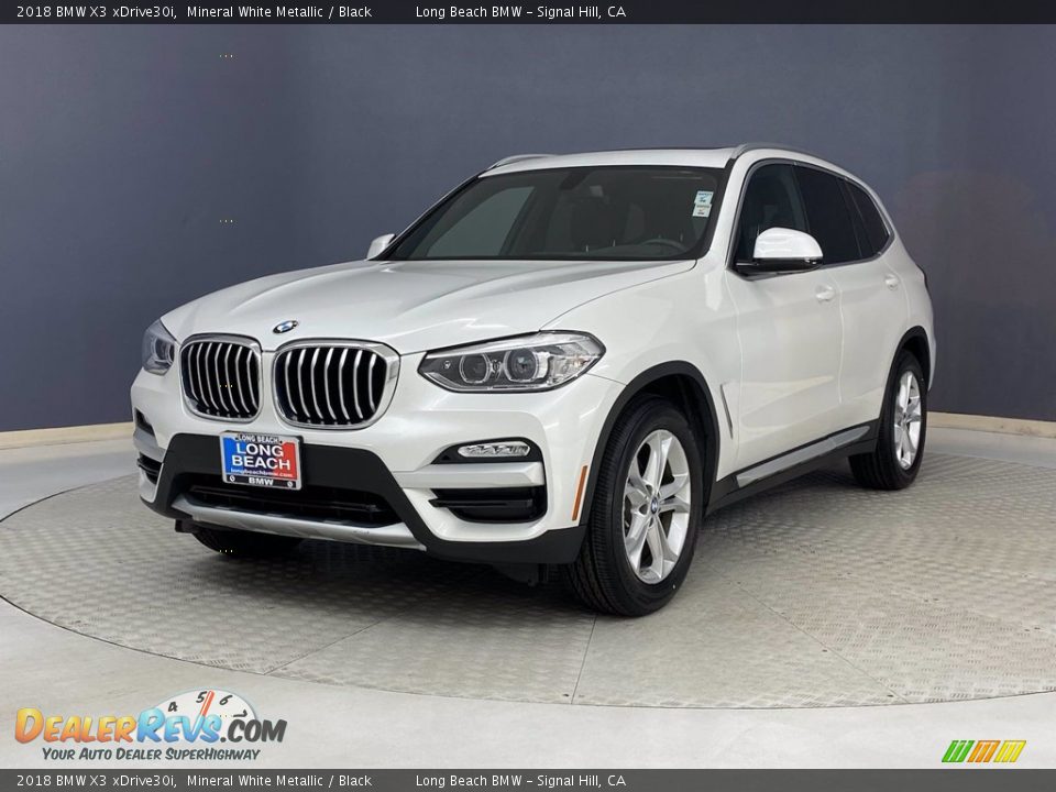 2018 BMW X3 xDrive30i Mineral White Metallic / Black Photo #3