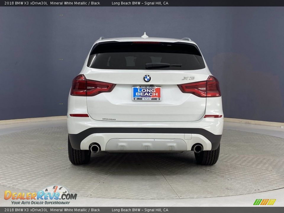 2018 BMW X3 xDrive30i Mineral White Metallic / Black Photo #4