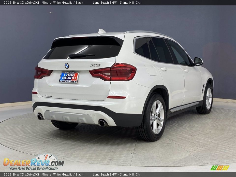 2018 BMW X3 xDrive30i Mineral White Metallic / Black Photo #5