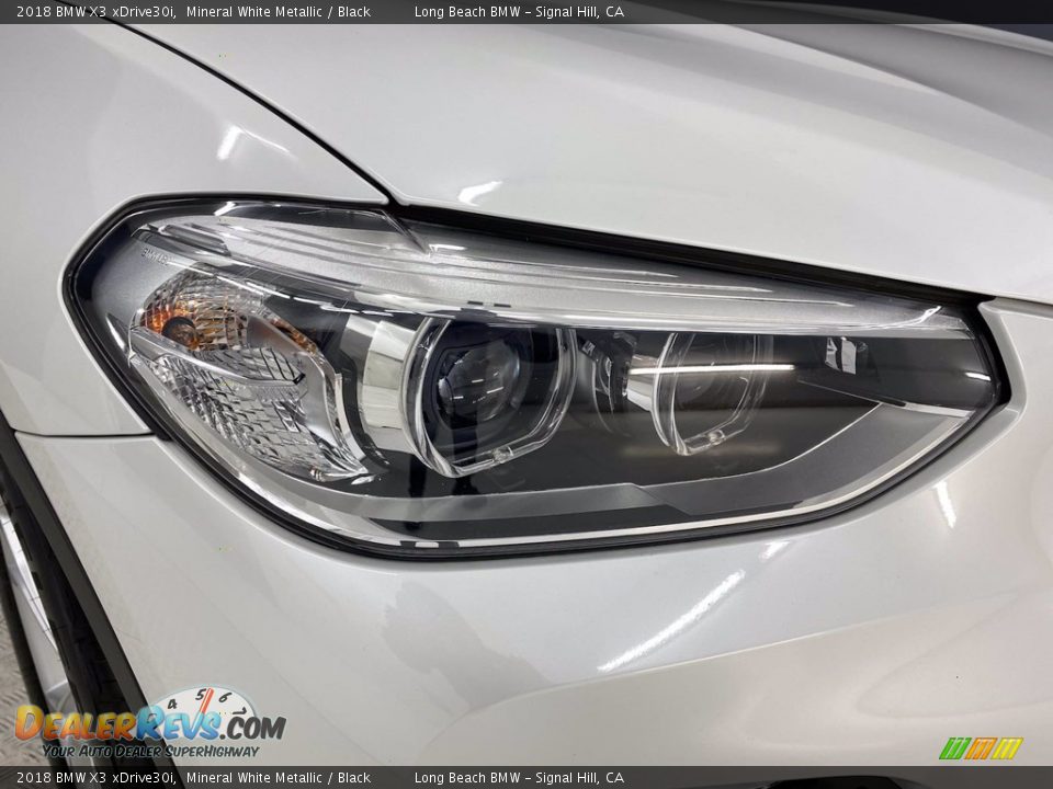 2018 BMW X3 xDrive30i Mineral White Metallic / Black Photo #7