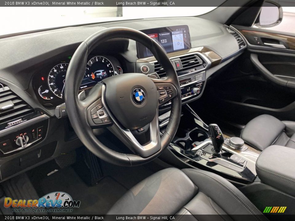2018 BMW X3 xDrive30i Mineral White Metallic / Black Photo #16