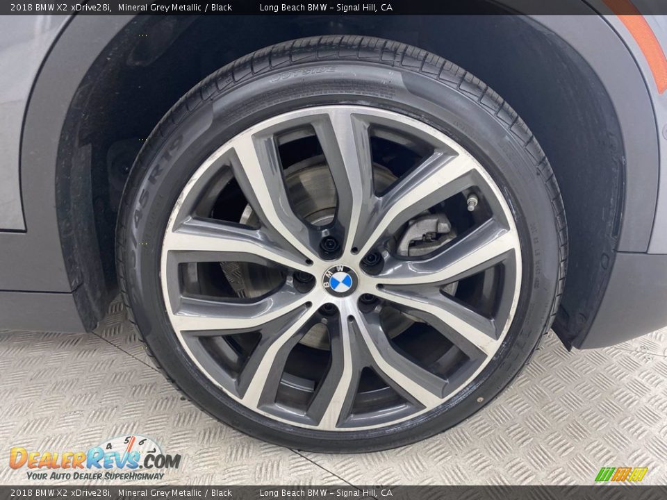 2018 BMW X2 xDrive28i Mineral Grey Metallic / Black Photo #6