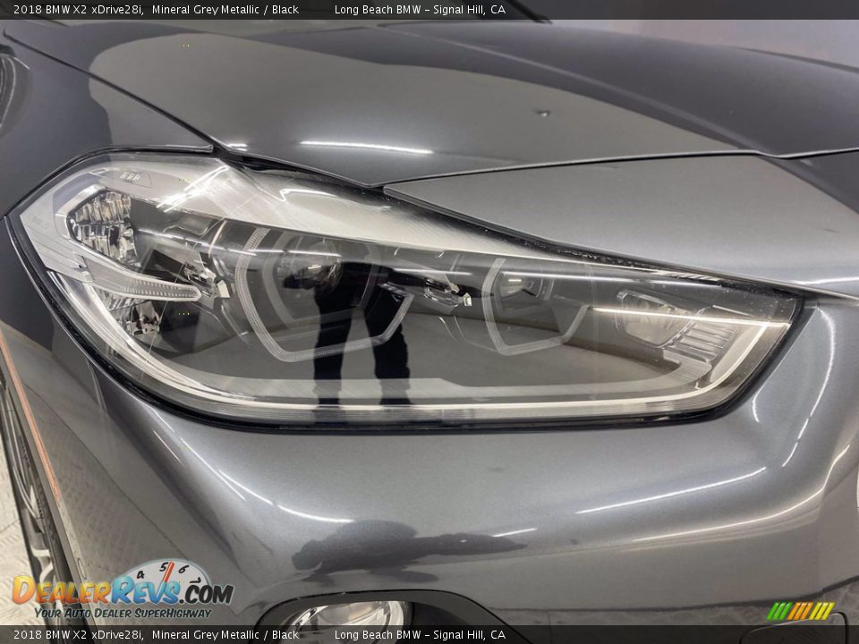 2018 BMW X2 xDrive28i Mineral Grey Metallic / Black Photo #7