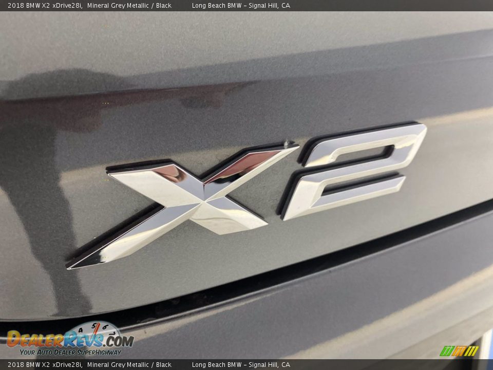 2018 BMW X2 xDrive28i Mineral Grey Metallic / Black Photo #11