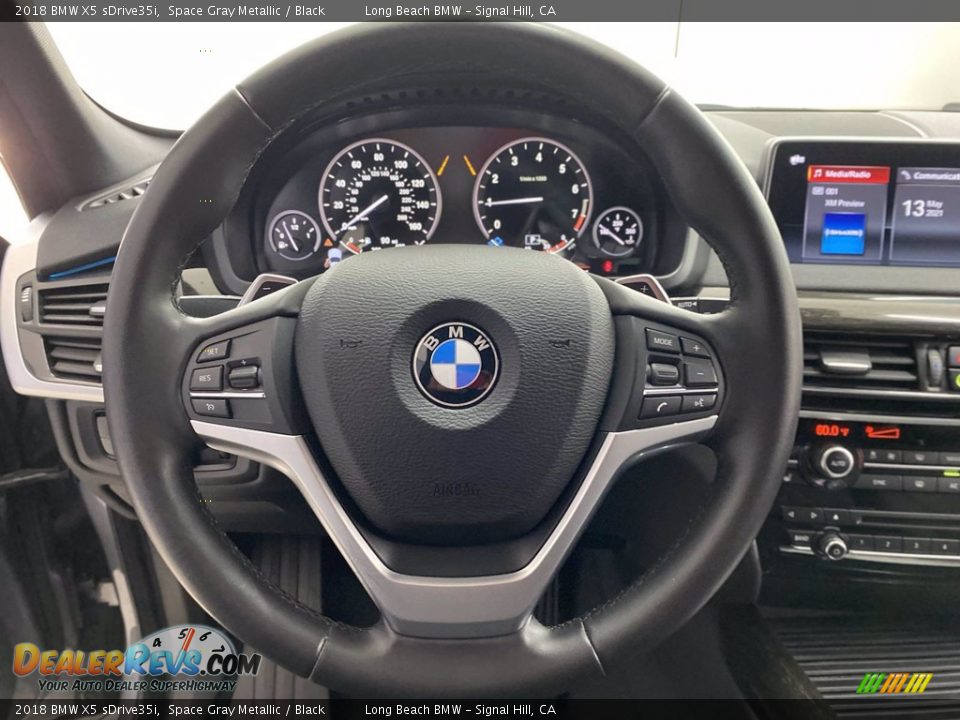 2018 BMW X5 sDrive35i Space Gray Metallic / Black Photo #18
