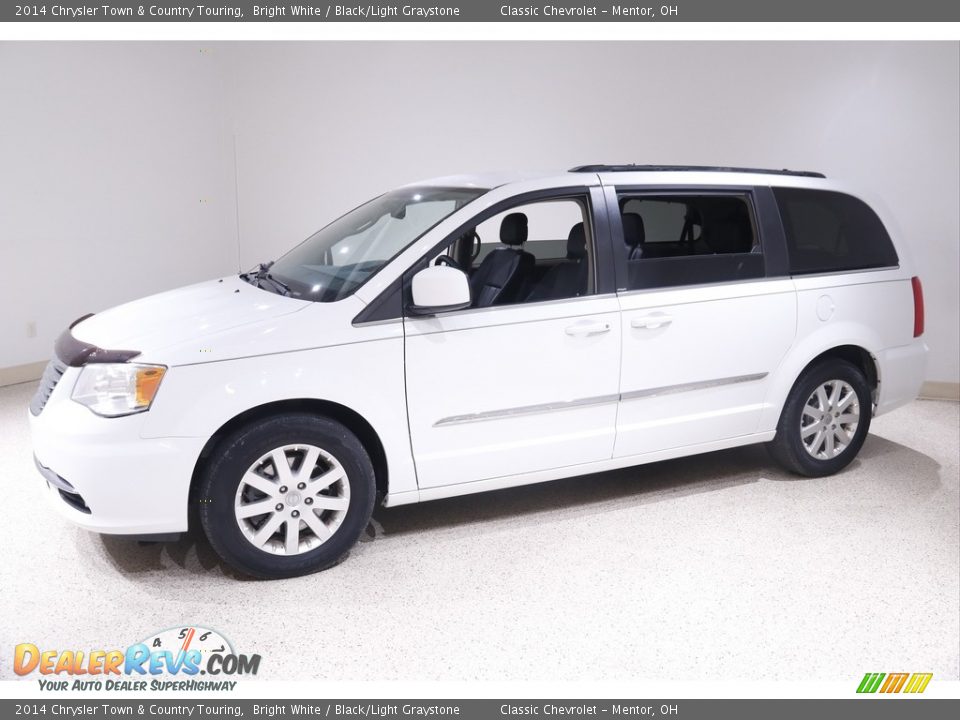 2014 Chrysler Town & Country Touring Bright White / Black/Light Graystone Photo #3